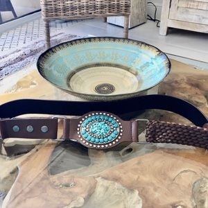 Southwestern Turquoise Colored Belt Accessories